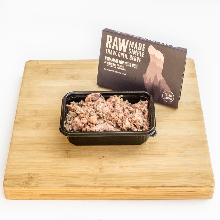Turkey Lamb and Beef 500g Raw Dog Food Raw Made Simple