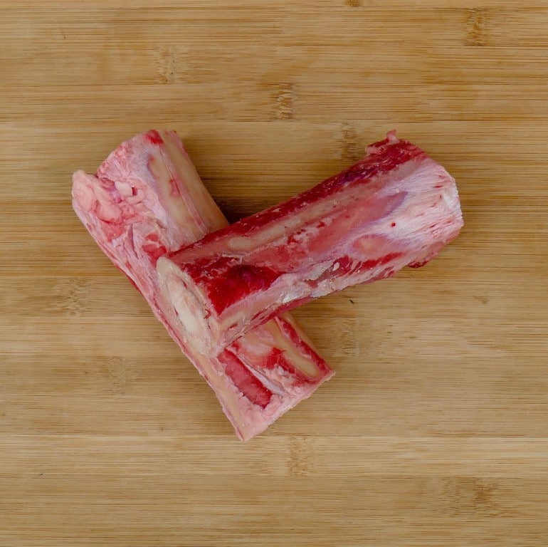 Beef Marrow Bones 2 Pack Raw Dog Food Complete Meal