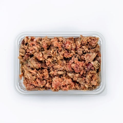 Goat and Beef Raw Dog Food meal