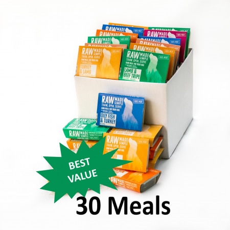 Value Hamper Selection Raw Dog Food 30 meals
