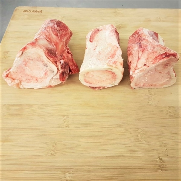 Beef Marrow Bones 3 Pack Raw Dog Food Bone