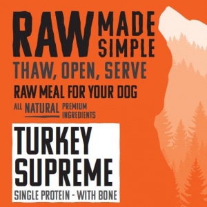 2168 Turkey Supreme Raw Dog Food