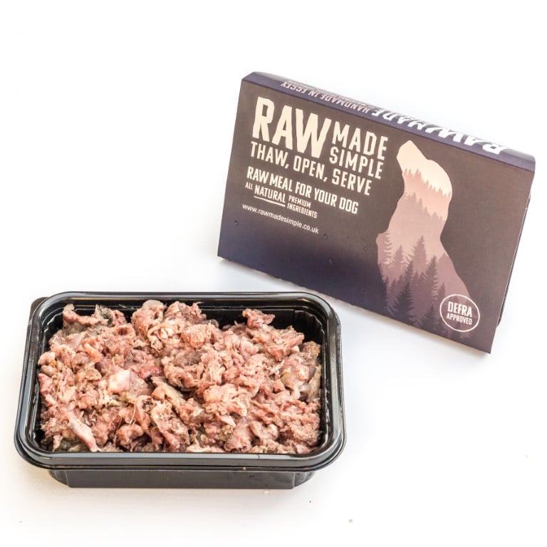 White Fish and Chicken Raw Dog Food Meal Raw Made Simple