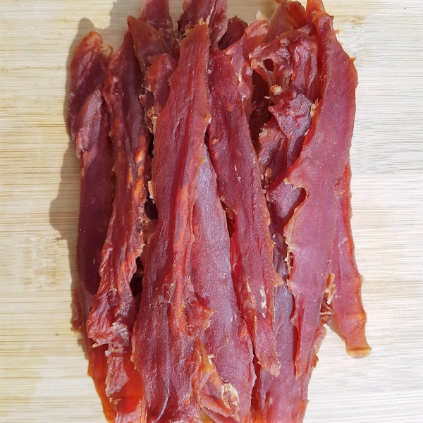 Duck Strips Dried 100g Pack, Raw Dog Food