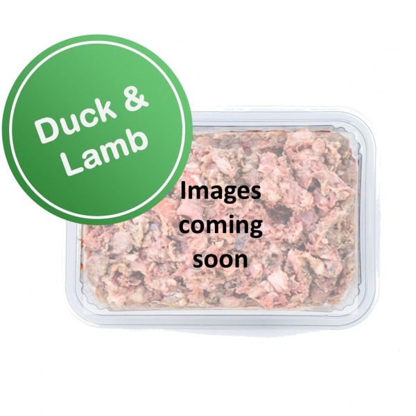 Duck and Lamb raw dog food