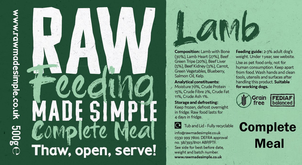 Complete Lamb 500g