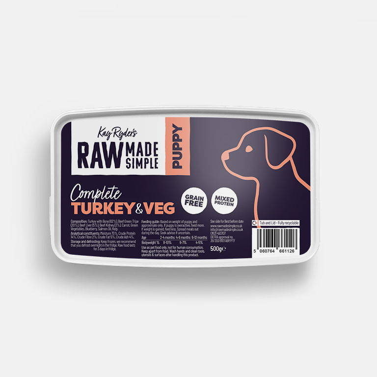 Puppy Complete Turkey 500g
