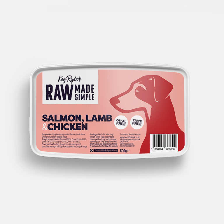 SALMON, LAMB & CHICKEN 500g