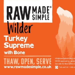 2168 Turkey Supreme raw dog food