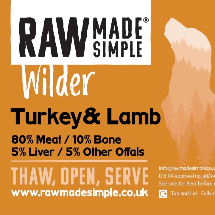 Turkey and Lamb Raw Dog Food