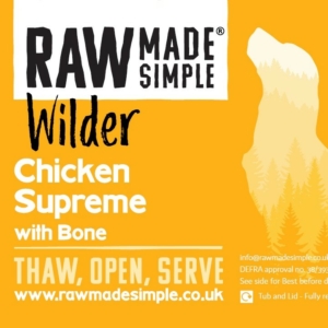 Chicken Supreme raw dog food