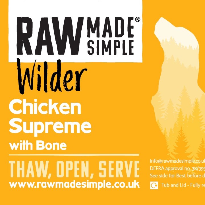 Chicken Supreme raw dog food