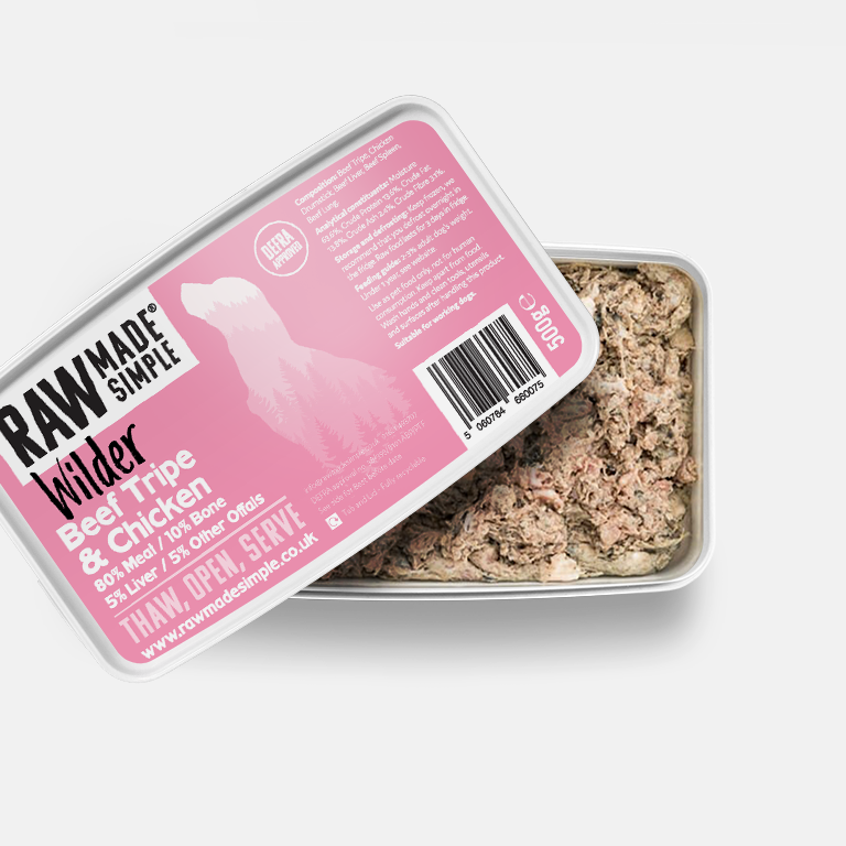 BEEF TRIPE & CHICKEN 500g - Image 2