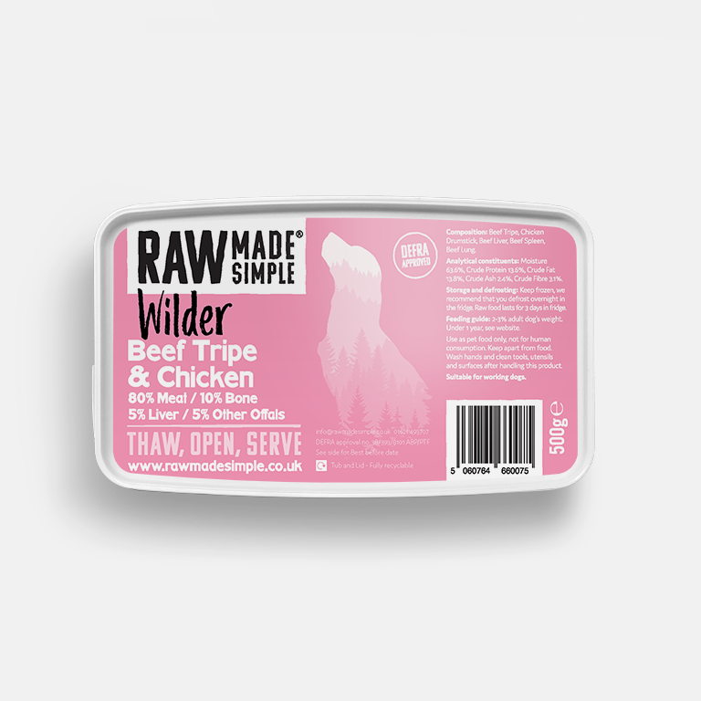 BEEF TRIPE & CHICKEN 500g