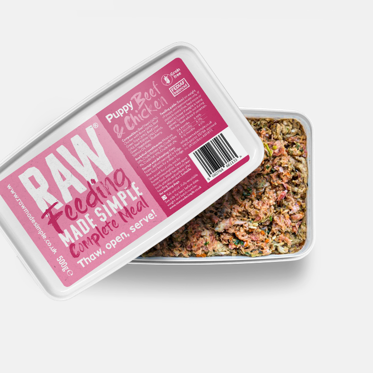 Puppy Complete Beef & Chicken 500g - Image 2