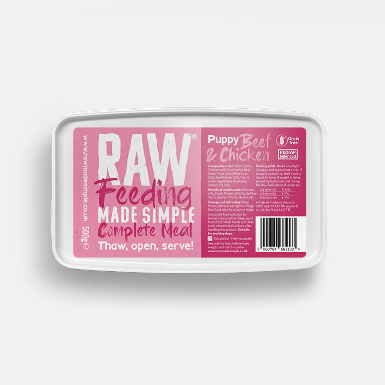 Puppy Complete Beef & Chicken 500g