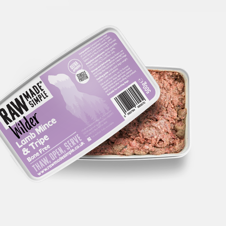 LAMB MINCE & TRIPE Bone Free 500g - Image 2