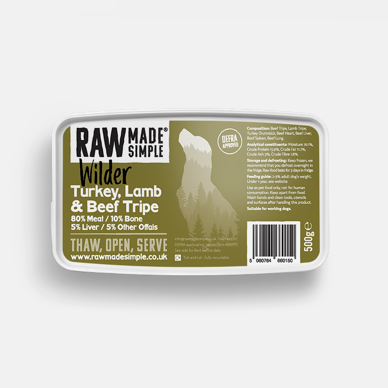 TURKEY, LAMB & BEEF 500g