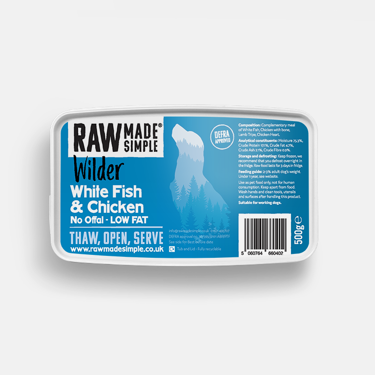 WHITE FISH & CHICKEN 500g